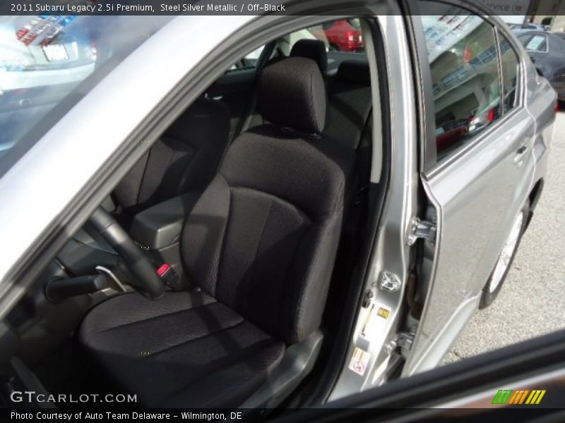 Steel Silver Metallic / Off-Black 2011 Subaru Legacy 2.5i Premium