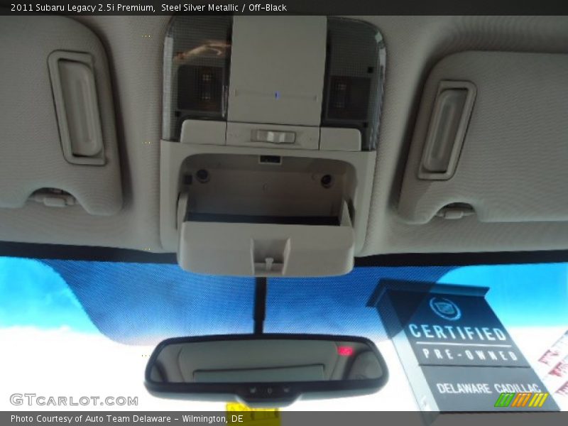 Steel Silver Metallic / Off-Black 2011 Subaru Legacy 2.5i Premium