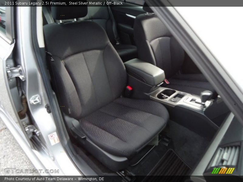 Steel Silver Metallic / Off-Black 2011 Subaru Legacy 2.5i Premium