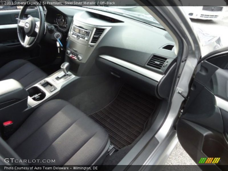Steel Silver Metallic / Off-Black 2011 Subaru Legacy 2.5i Premium