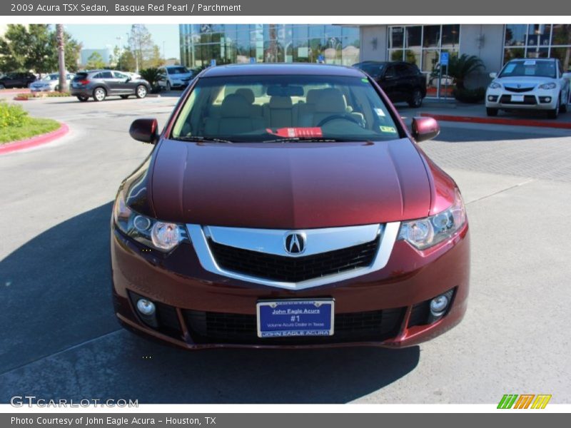 Basque Red Pearl / Parchment 2009 Acura TSX Sedan