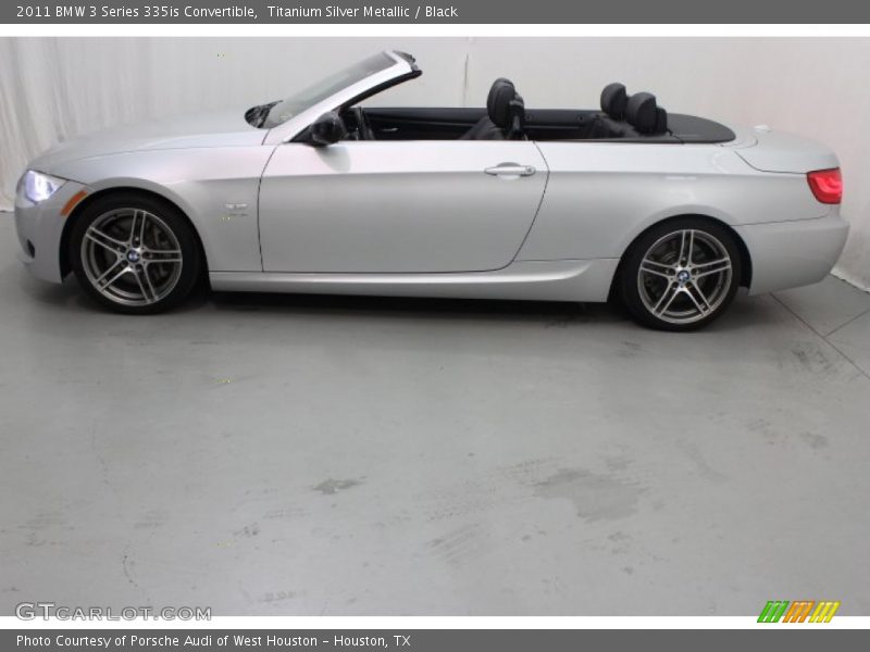 Titanium Silver Metallic / Black 2011 BMW 3 Series 335is Convertible