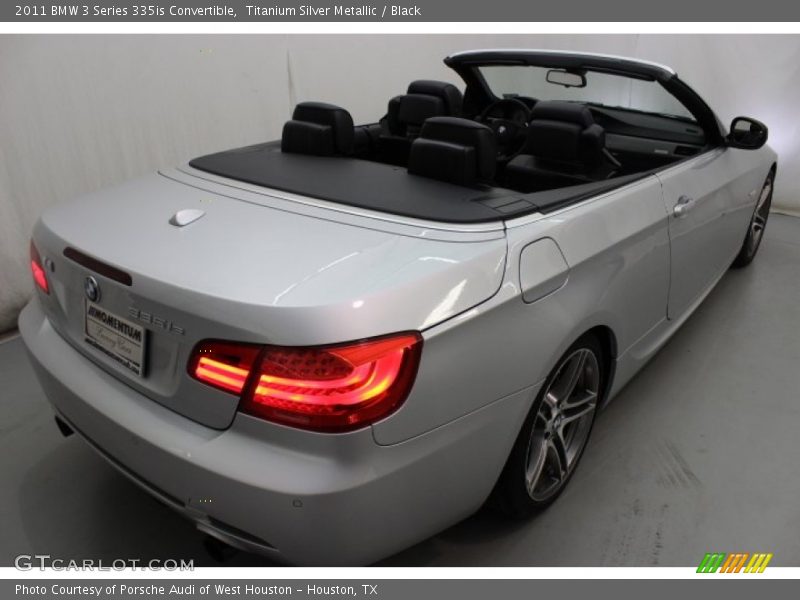 Titanium Silver Metallic / Black 2011 BMW 3 Series 335is Convertible