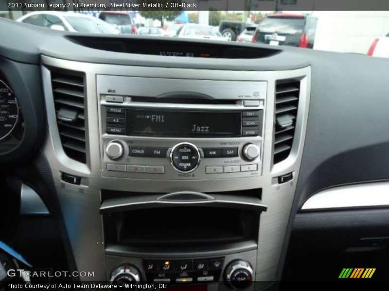 Steel Silver Metallic / Off-Black 2011 Subaru Legacy 2.5i Premium