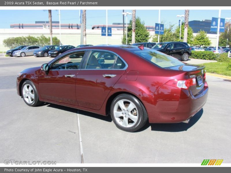 Basque Red Pearl / Parchment 2009 Acura TSX Sedan