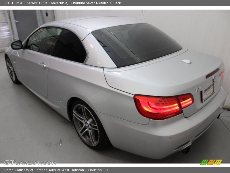 Titanium Silver Metallic / Black 2011 BMW 3 Series 335is Convertible