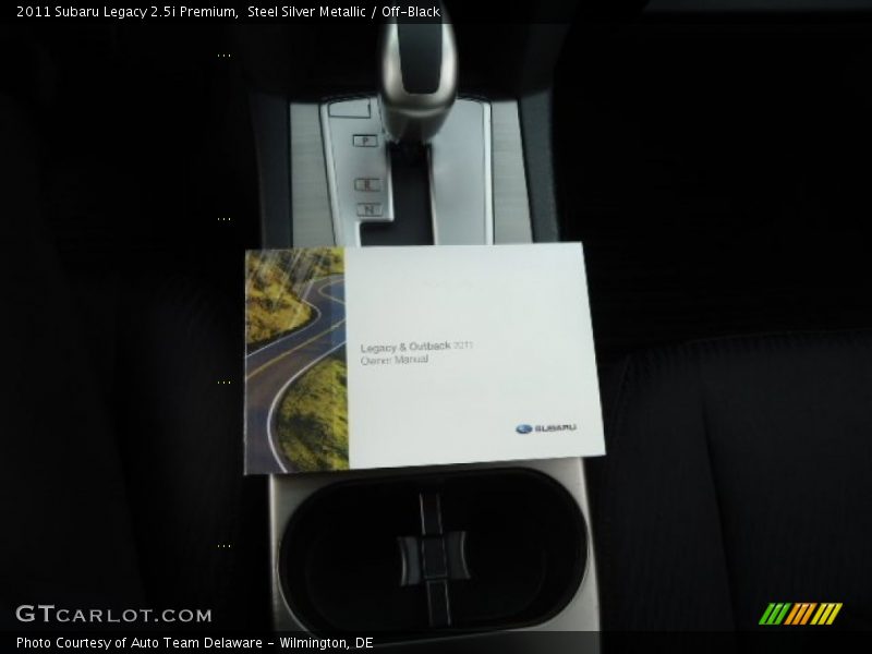 Steel Silver Metallic / Off-Black 2011 Subaru Legacy 2.5i Premium