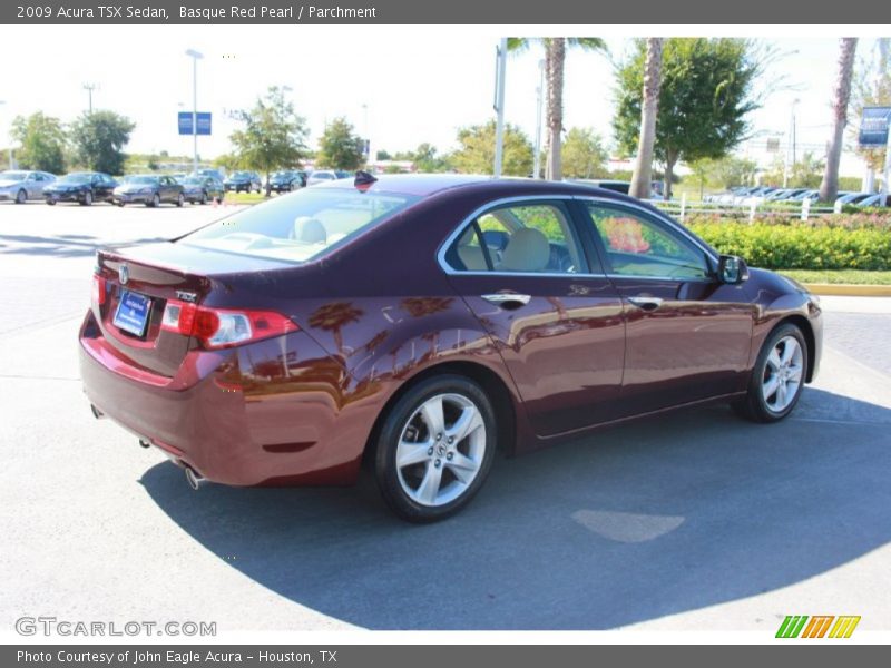 Basque Red Pearl / Parchment 2009 Acura TSX Sedan