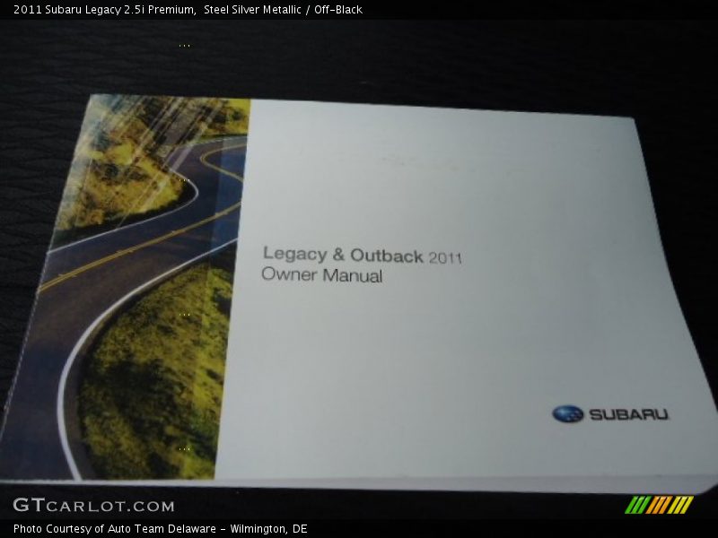 Steel Silver Metallic / Off-Black 2011 Subaru Legacy 2.5i Premium