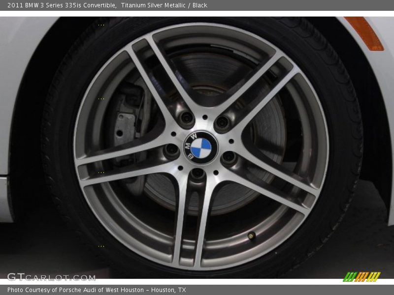 Titanium Silver Metallic / Black 2011 BMW 3 Series 335is Convertible