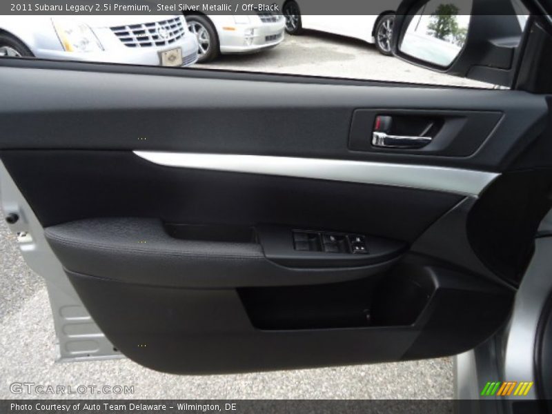 Steel Silver Metallic / Off-Black 2011 Subaru Legacy 2.5i Premium