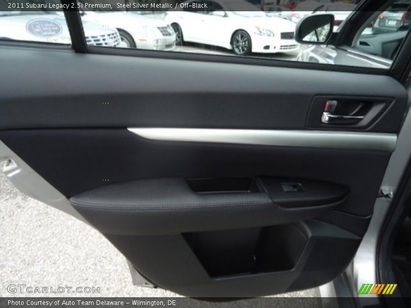 Steel Silver Metallic / Off-Black 2011 Subaru Legacy 2.5i Premium