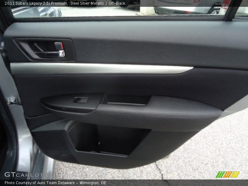 Steel Silver Metallic / Off-Black 2011 Subaru Legacy 2.5i Premium
