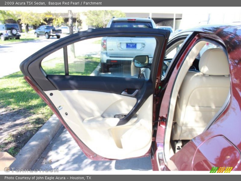 Basque Red Pearl / Parchment 2009 Acura TSX Sedan