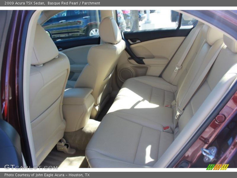 Basque Red Pearl / Parchment 2009 Acura TSX Sedan
