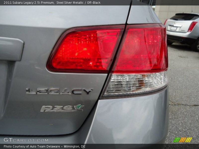 Steel Silver Metallic / Off-Black 2011 Subaru Legacy 2.5i Premium