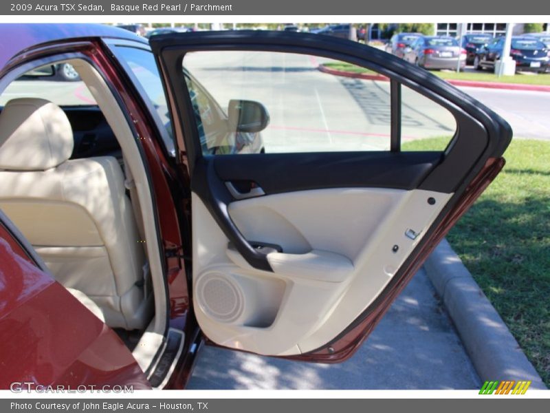 Basque Red Pearl / Parchment 2009 Acura TSX Sedan