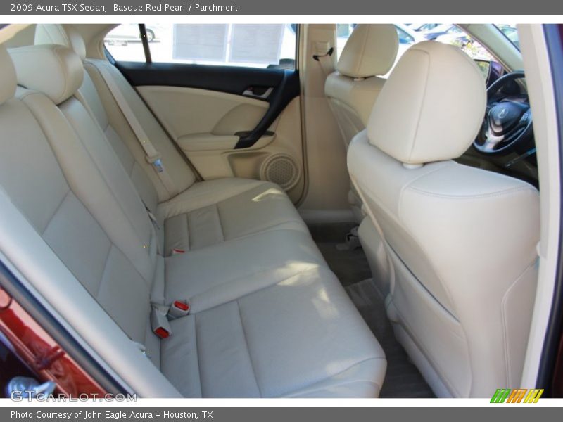 Basque Red Pearl / Parchment 2009 Acura TSX Sedan