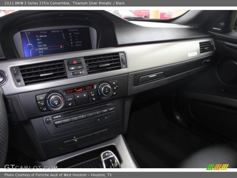 Titanium Silver Metallic / Black 2011 BMW 3 Series 335is Convertible