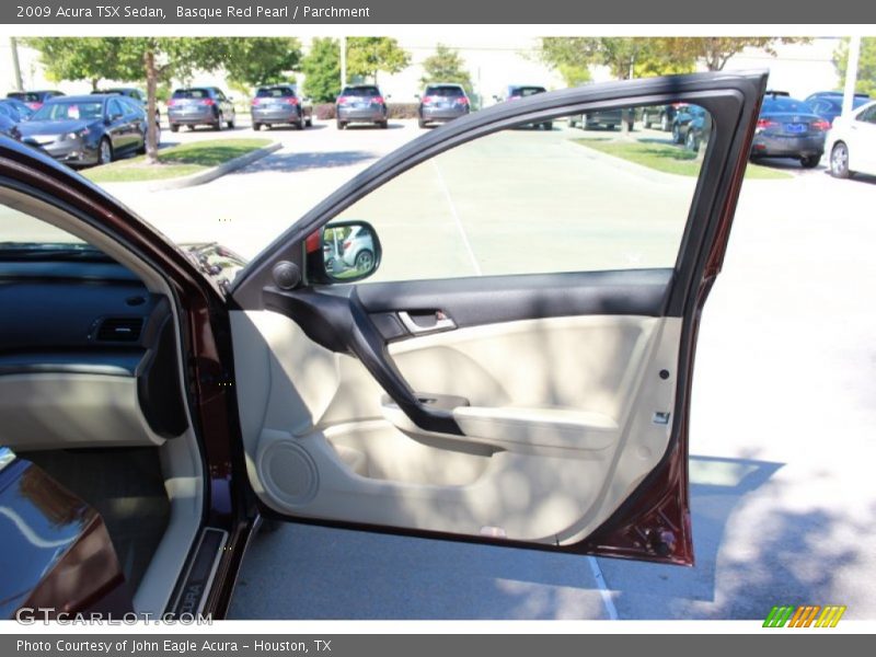 Basque Red Pearl / Parchment 2009 Acura TSX Sedan