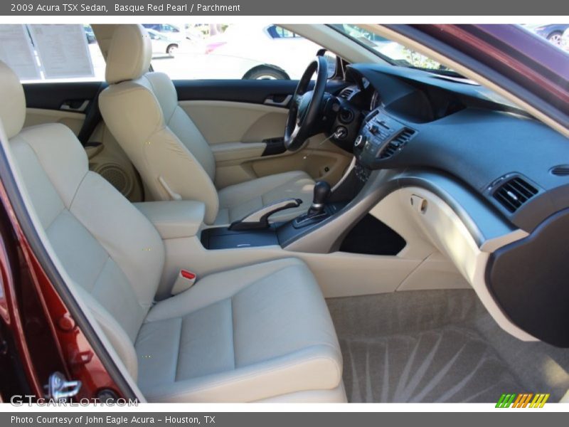 Basque Red Pearl / Parchment 2009 Acura TSX Sedan