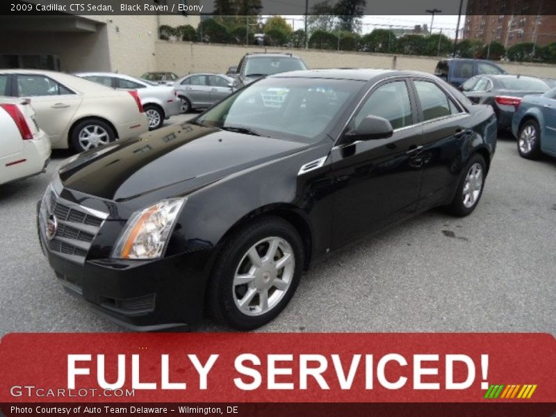 Black Raven / Ebony 2009 Cadillac CTS Sedan