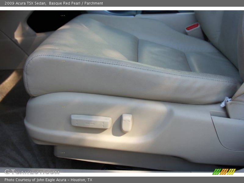 Basque Red Pearl / Parchment 2009 Acura TSX Sedan