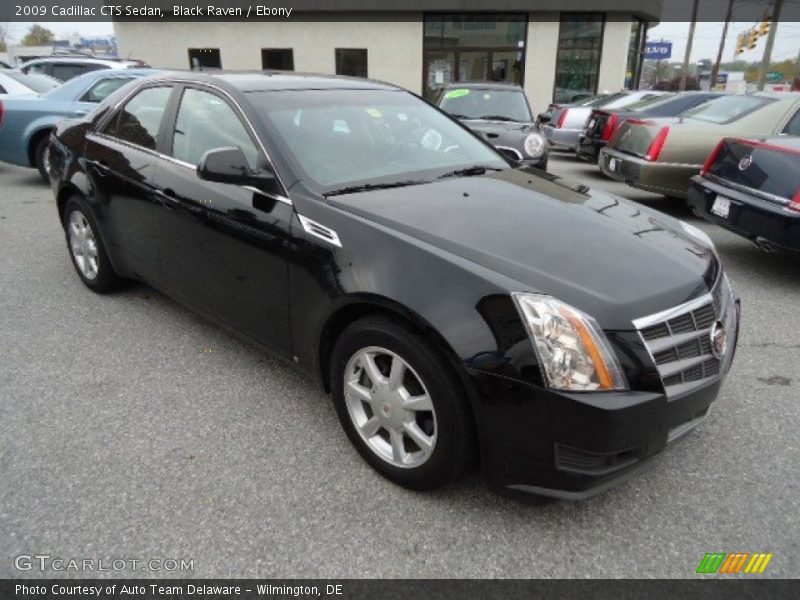 Black Raven / Ebony 2009 Cadillac CTS Sedan