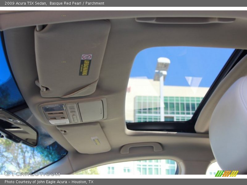 Basque Red Pearl / Parchment 2009 Acura TSX Sedan