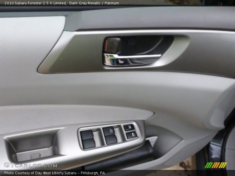 Dark Gray Metallic / Platinum 2010 Subaru Forester 2.5 X Limited