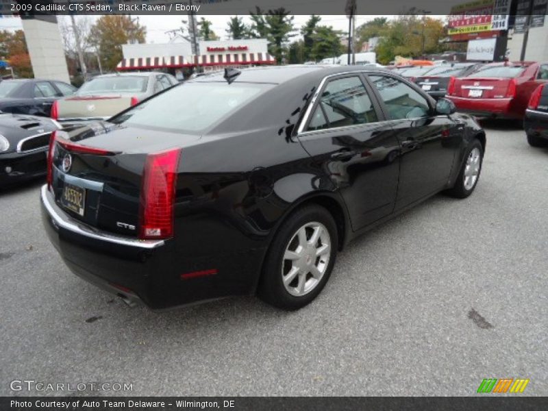 Black Raven / Ebony 2009 Cadillac CTS Sedan