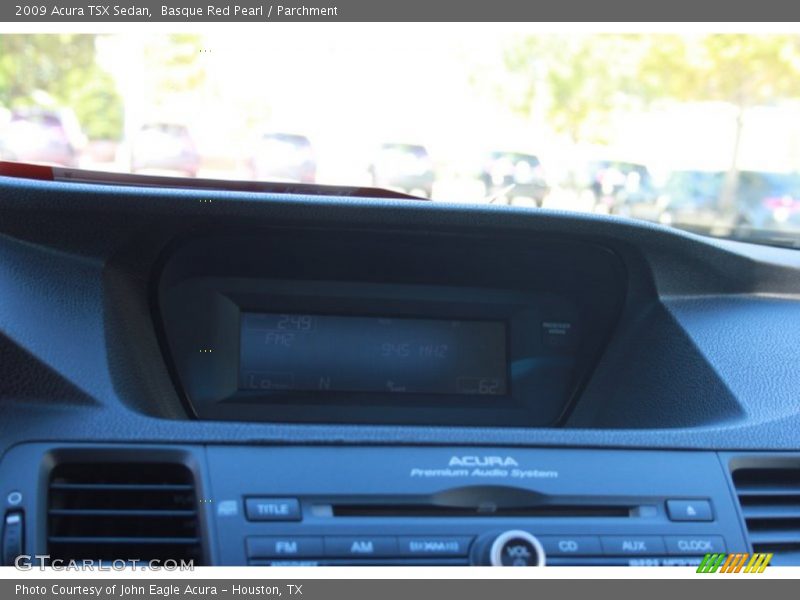 Basque Red Pearl / Parchment 2009 Acura TSX Sedan