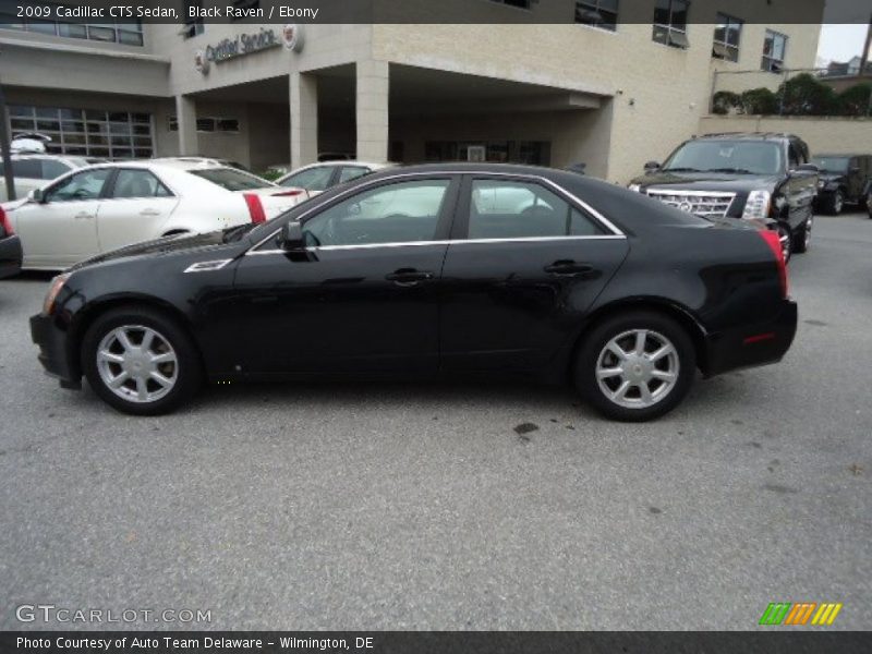 Black Raven / Ebony 2009 Cadillac CTS Sedan