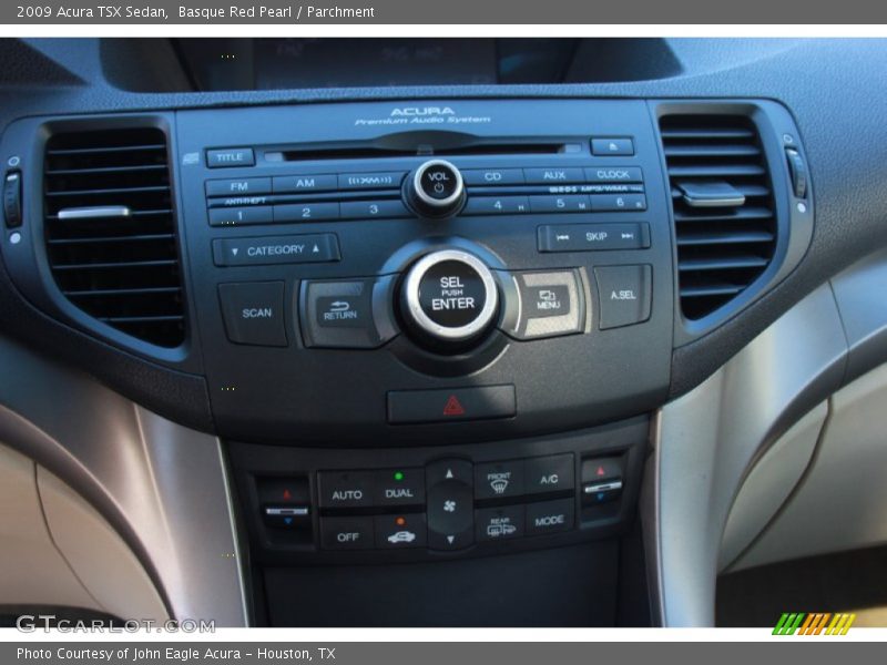 Basque Red Pearl / Parchment 2009 Acura TSX Sedan