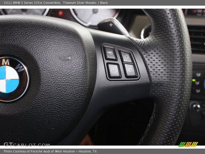 Titanium Silver Metallic / Black 2011 BMW 3 Series 335is Convertible