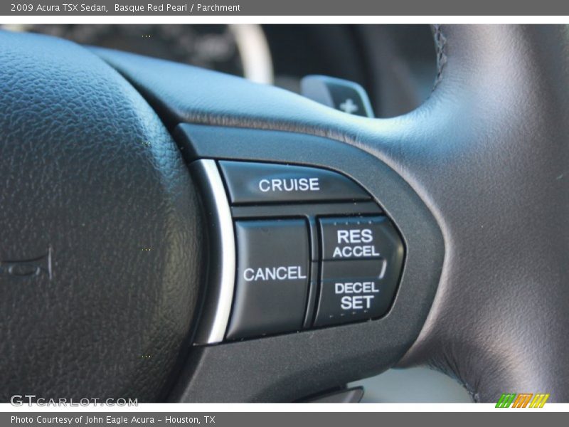 Basque Red Pearl / Parchment 2009 Acura TSX Sedan