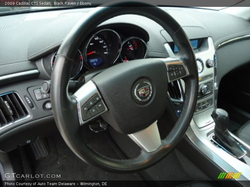 Black Raven / Ebony 2009 Cadillac CTS Sedan