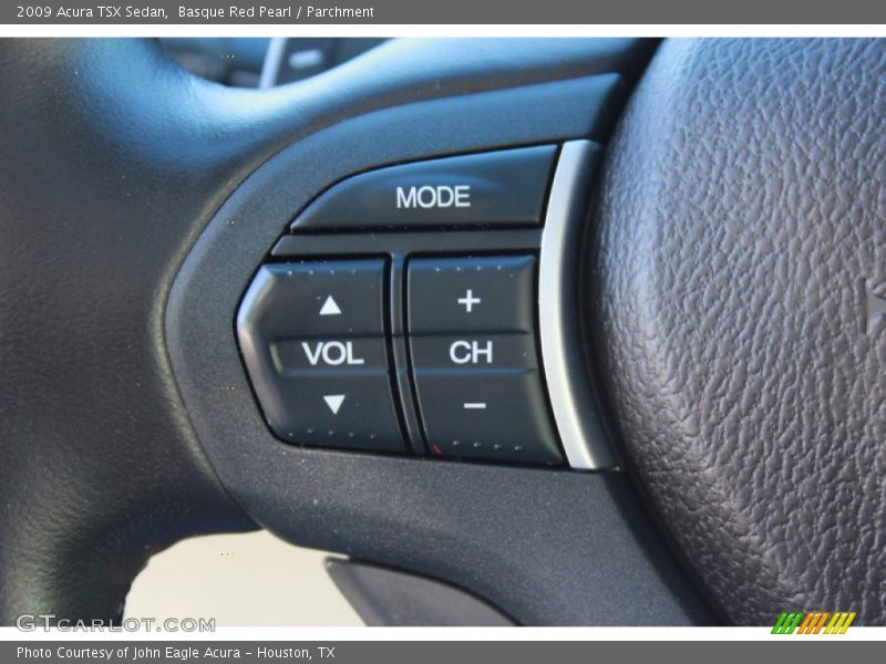 Basque Red Pearl / Parchment 2009 Acura TSX Sedan
