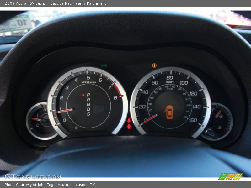 Basque Red Pearl / Parchment 2009 Acura TSX Sedan