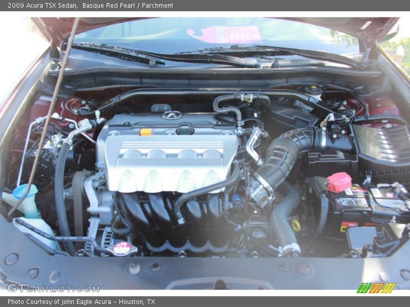 Basque Red Pearl / Parchment 2009 Acura TSX Sedan