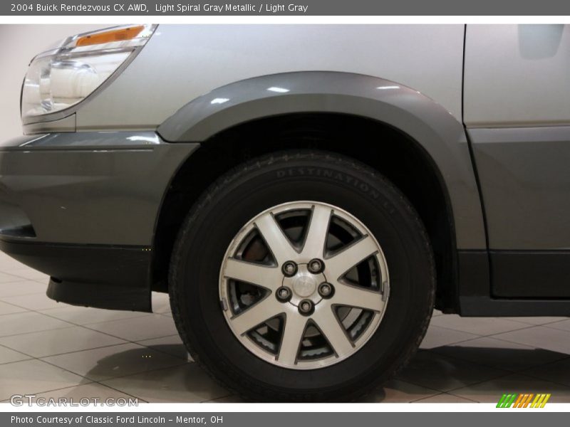 Light Spiral Gray Metallic / Light Gray 2004 Buick Rendezvous CX AWD