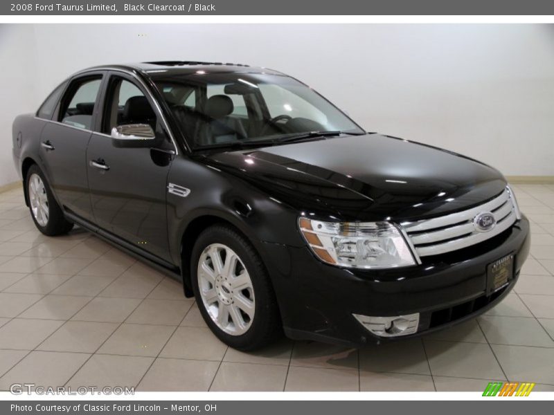 Black Clearcoat / Black 2008 Ford Taurus Limited