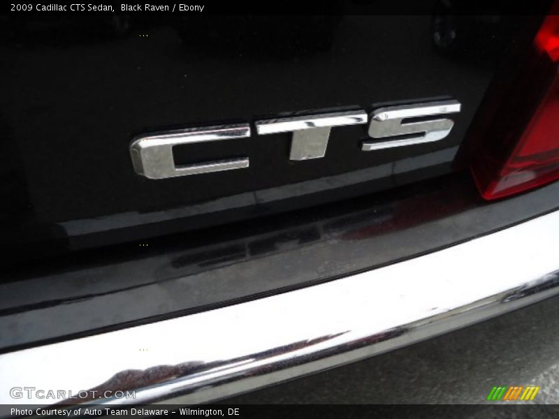 Black Raven / Ebony 2009 Cadillac CTS Sedan