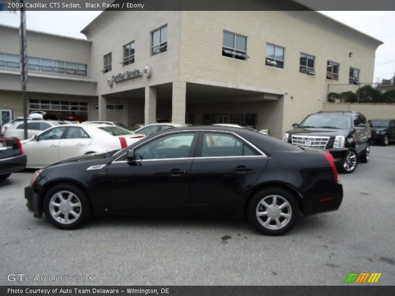 Black Raven / Ebony 2009 Cadillac CTS Sedan