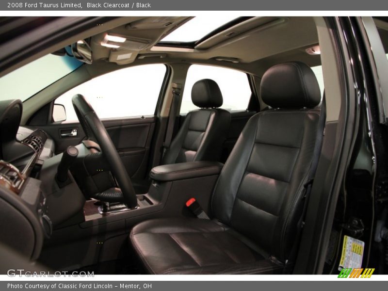 Black Clearcoat / Black 2008 Ford Taurus Limited