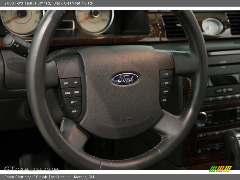 Black Clearcoat / Black 2008 Ford Taurus Limited