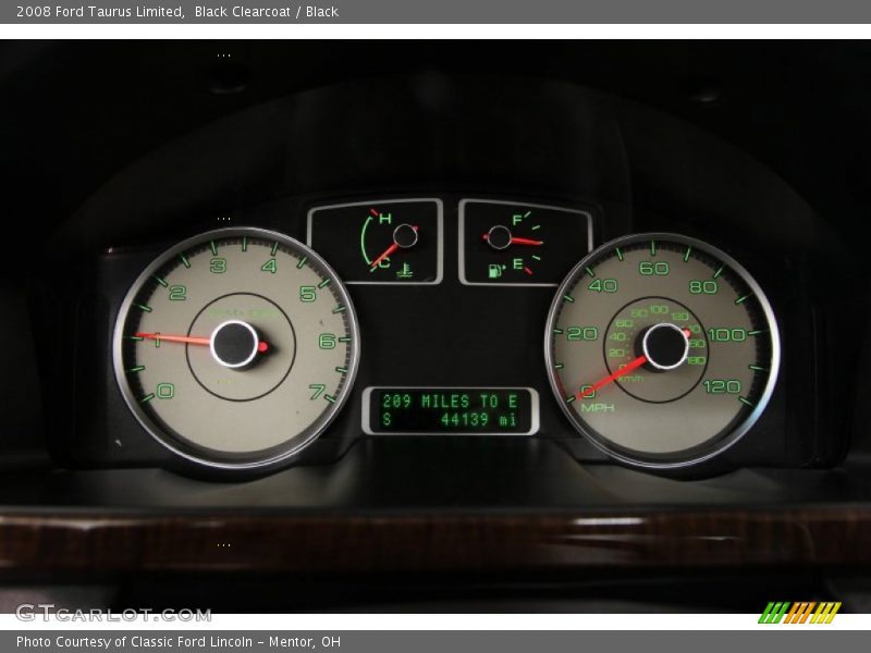 Black Clearcoat / Black 2008 Ford Taurus Limited