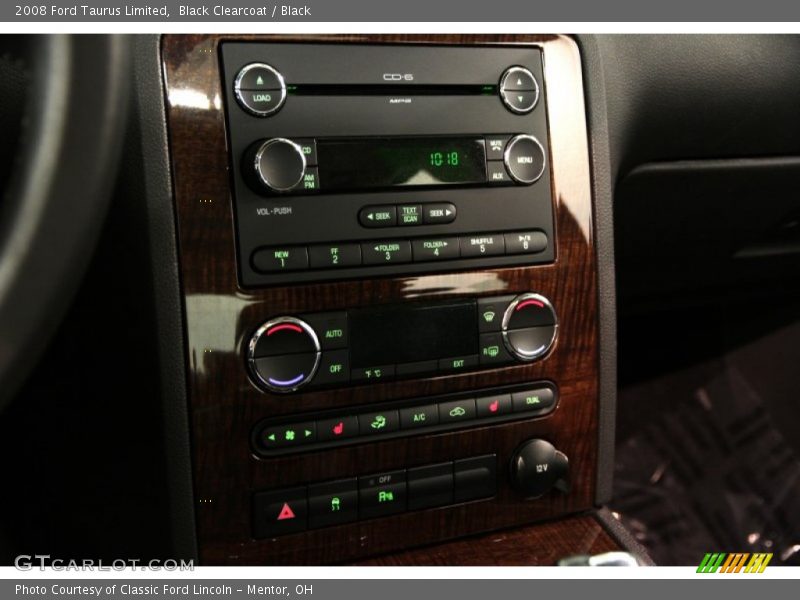 Black Clearcoat / Black 2008 Ford Taurus Limited