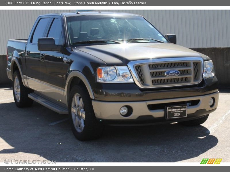 Stone Green Metallic / Tan/Castaño Leather 2008 Ford F150 King Ranch SuperCrew