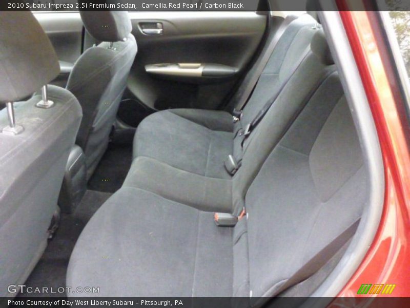 Camellia Red Pearl / Carbon Black 2010 Subaru Impreza 2.5i Premium Sedan